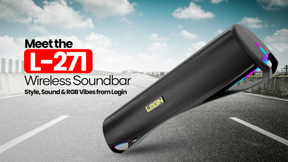 Meet the L‑271 Wireless Soundbar: Style, Sound & RGB Vibes from Login