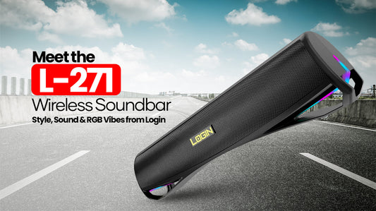 Meet the L‑271 Wireless Soundbar: Style, Sound & RGB Vibes from Login