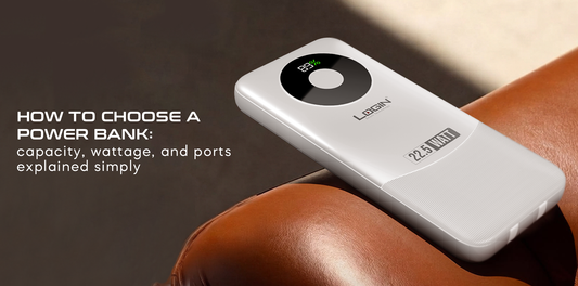How to Choose a Power Bank: Capacity, Wattage, and Ports Explained Simply 