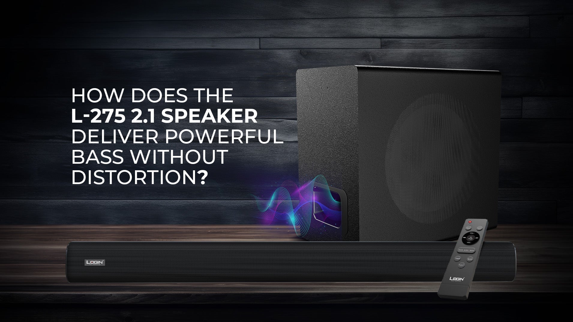 How Does the L-275 2.1 Speaker Deliver Powerful Bass Without Distortion?