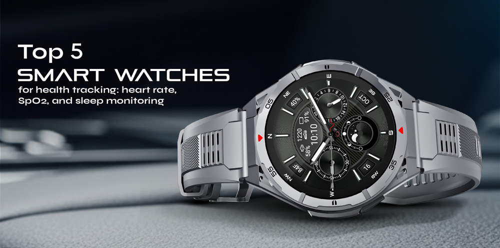 Top 5 Smartwatches for Health Tracking: Heart Rate, SpO2, and Sleep Monitoring 