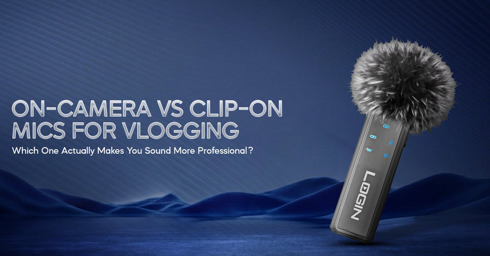 On-Camera vs. Clip-On Mics for Vlogging
