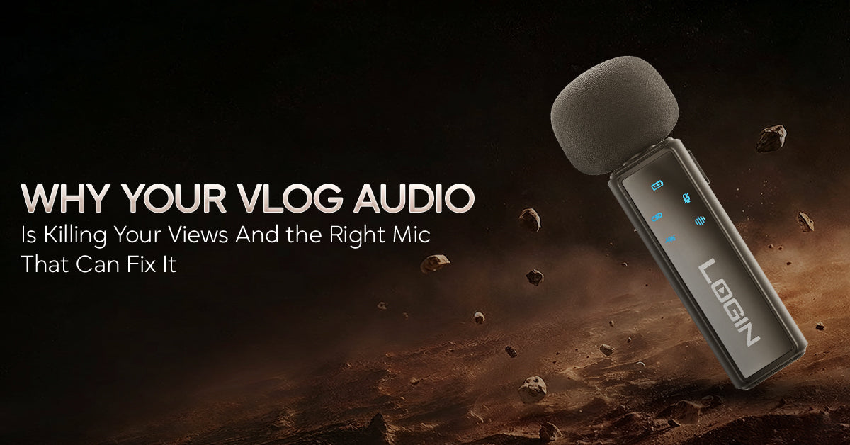 Why Your Vlog Audio Is Killing Your Views And the Right Mic That Can Fix It