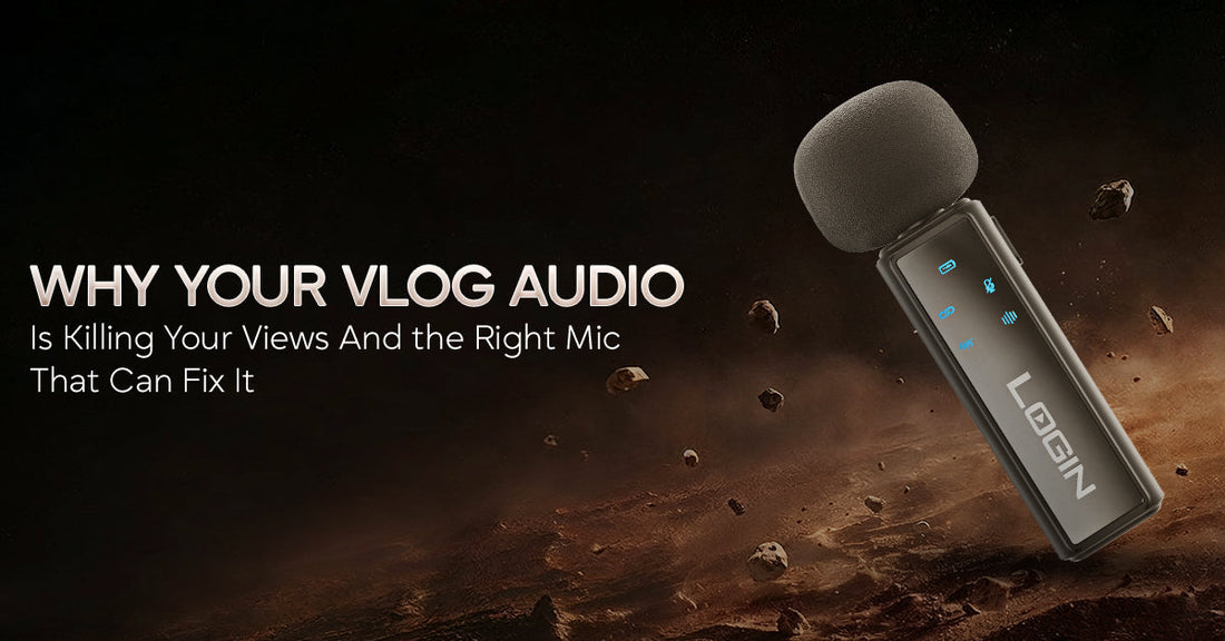 Why Your Vlog Audio Is Killing Your Views And the Right Mic That Can Fix It