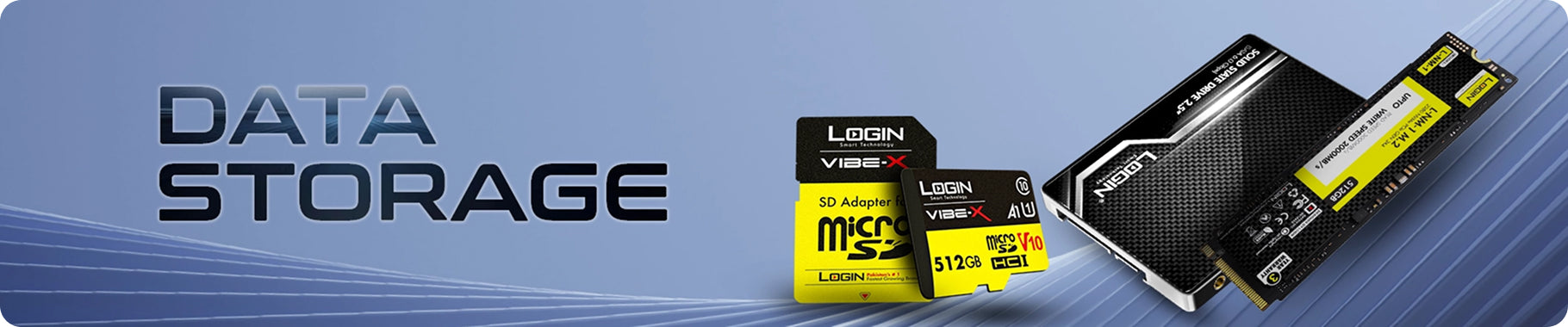 Data storage banner