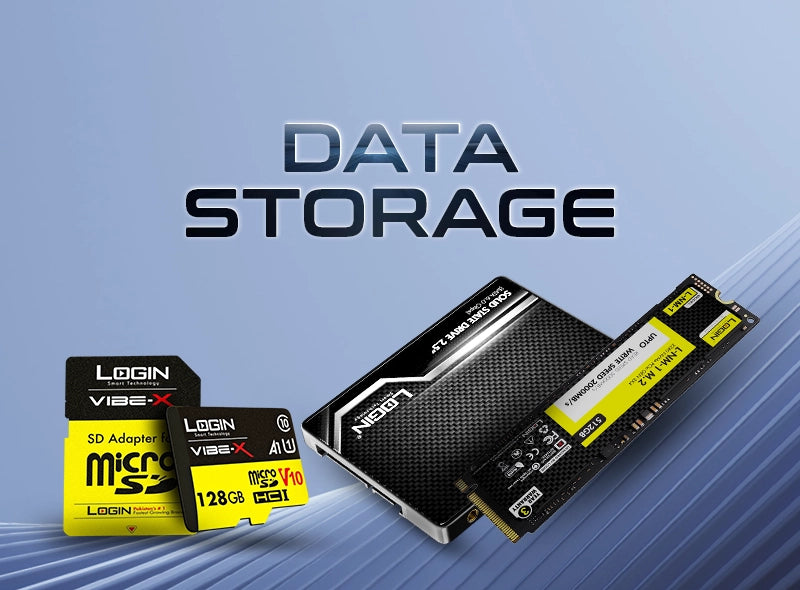 Data storage banner