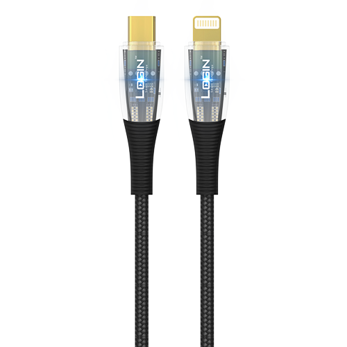 LT-313 Type C To Type C 3.0 65w Cable With Led Indication