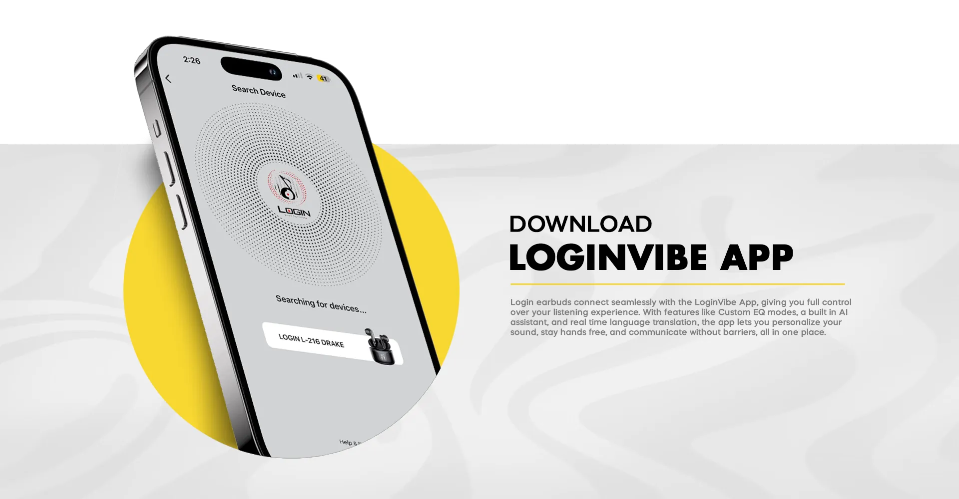 Login Vibe Banner