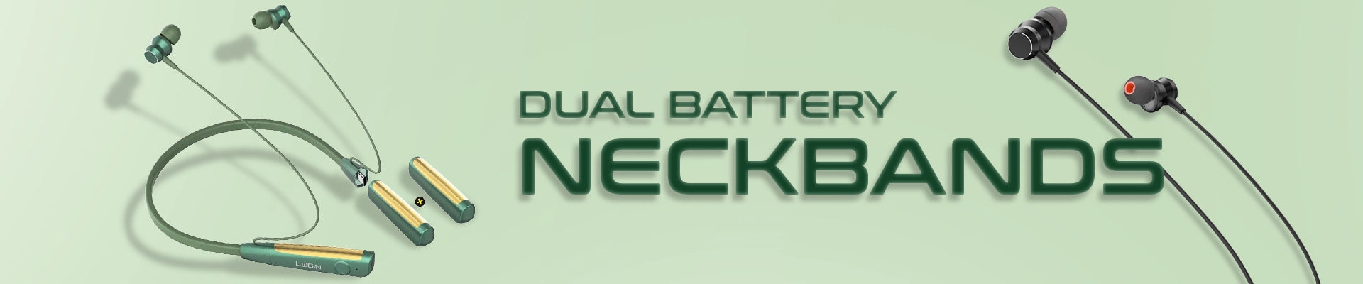 Dual Battery Neckband