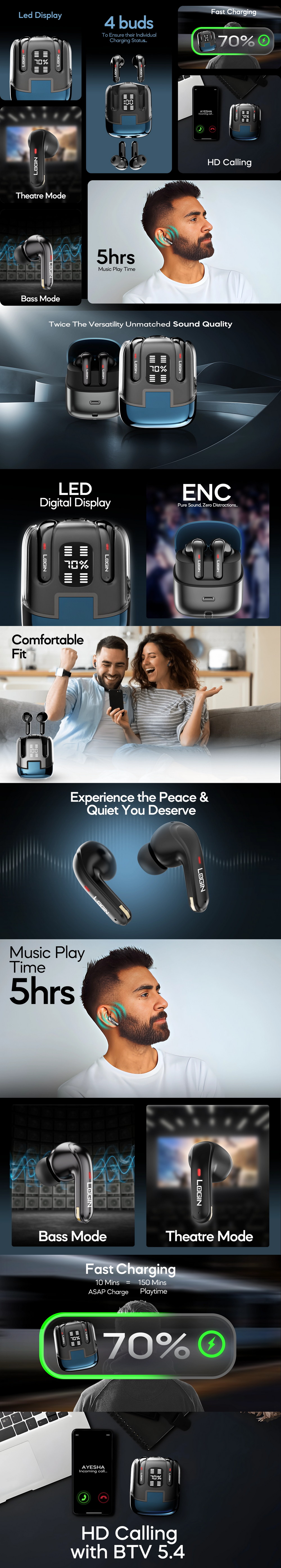 L-215 Dual Earbuds