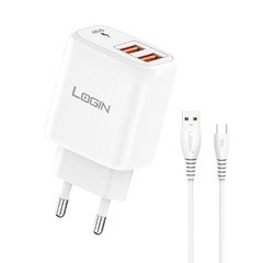 LT-22 Type C 2.4 A Smart Charger