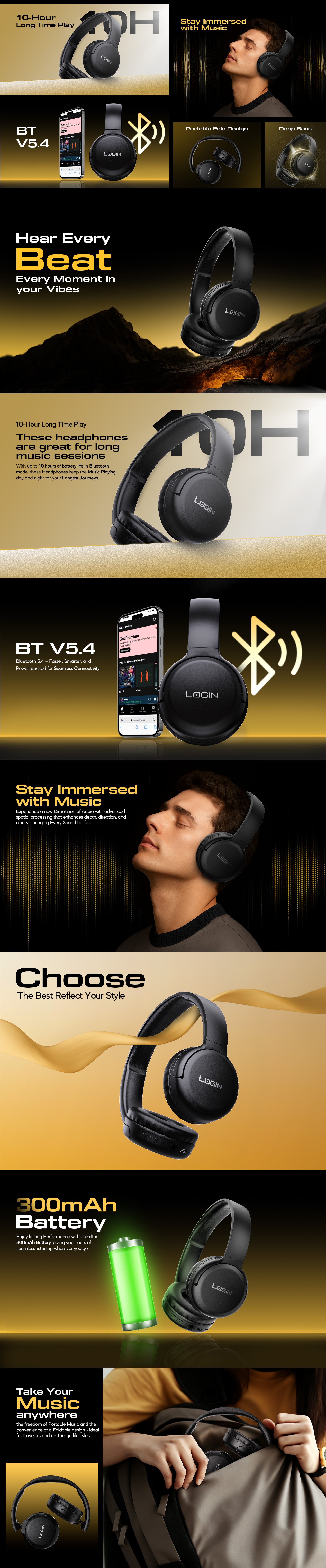 L-291 Wireless Headphone
